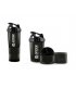 SA002 - Black Shaker Bottle with Capsule Holder